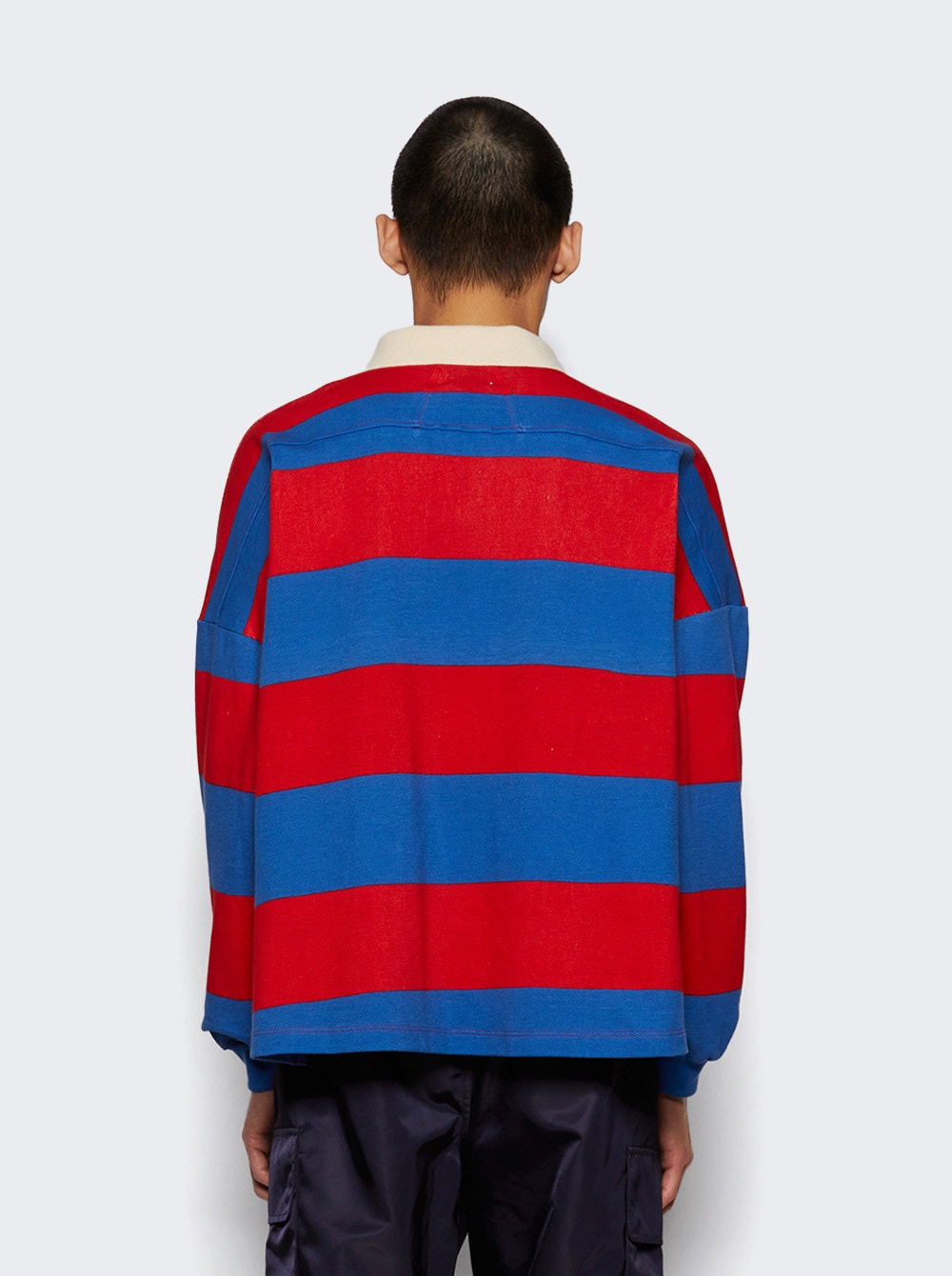 Striped Pique Polo Red And Blue - 4