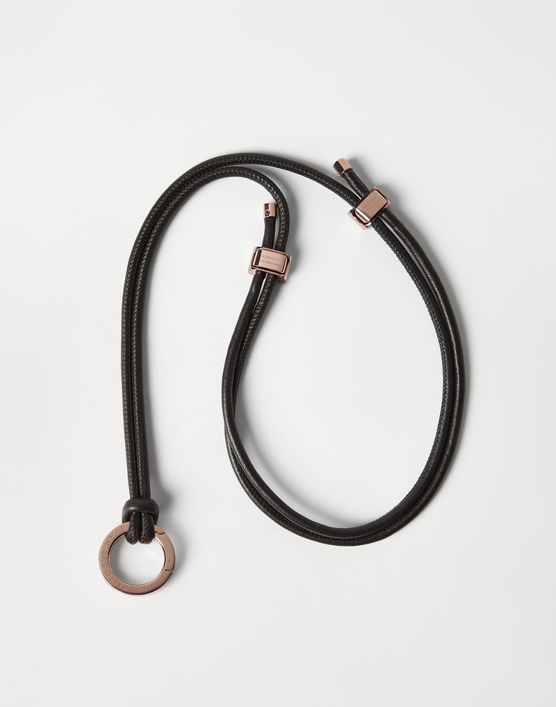 Leather glasses cord with monili 1