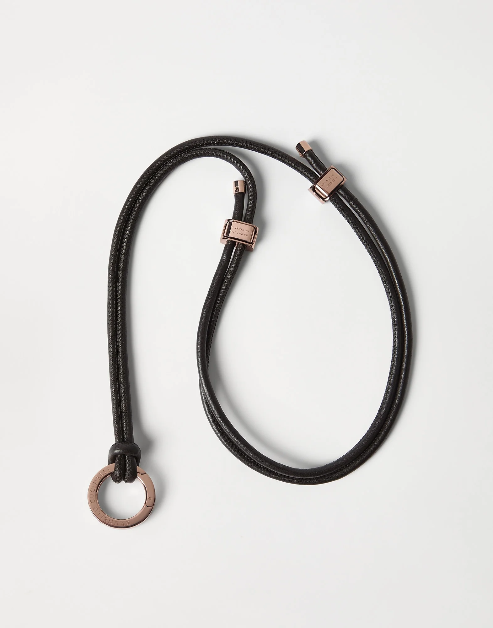 Leather glasses cord with monili - 1