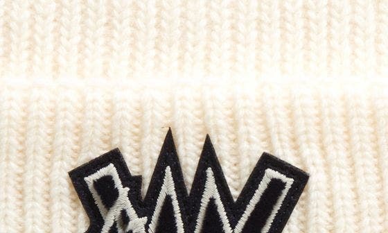 Hockey Logo Virgin Wool Rib Beanie - 3