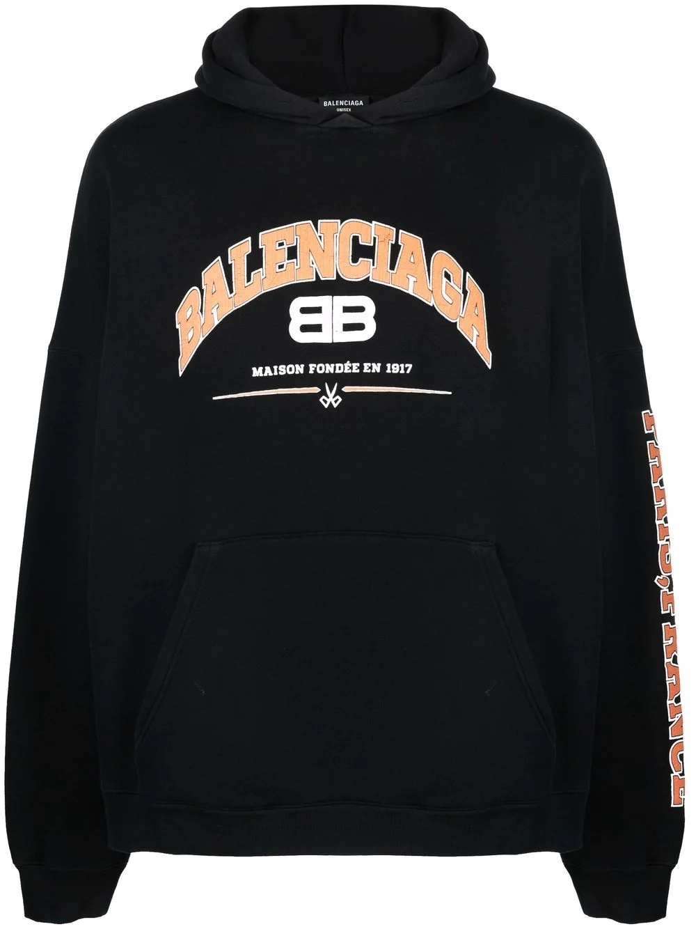 BB logo-print hoodie - 1