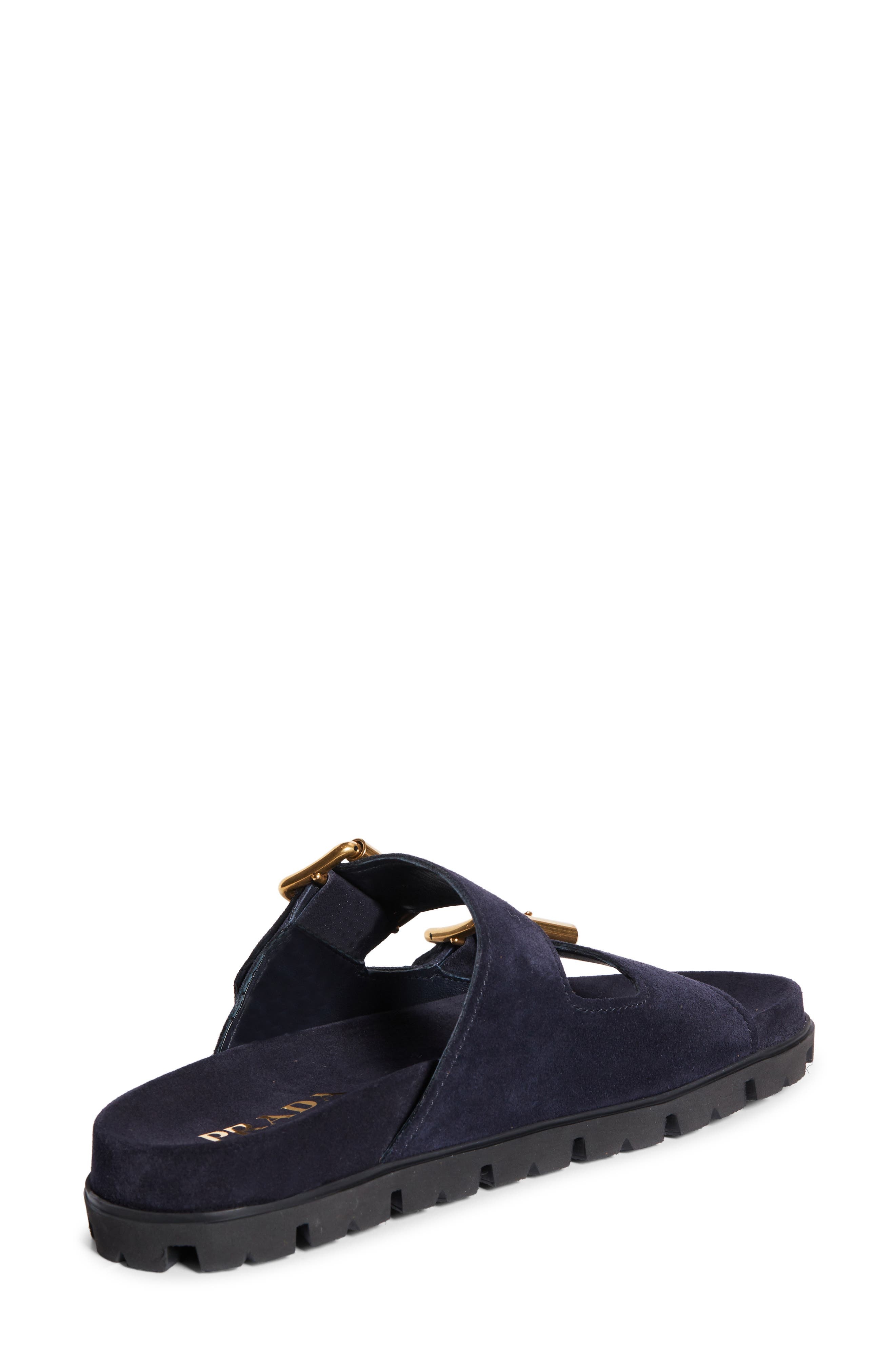 Prada Double Strap Sandal in Bleu at Nordstrom - 2