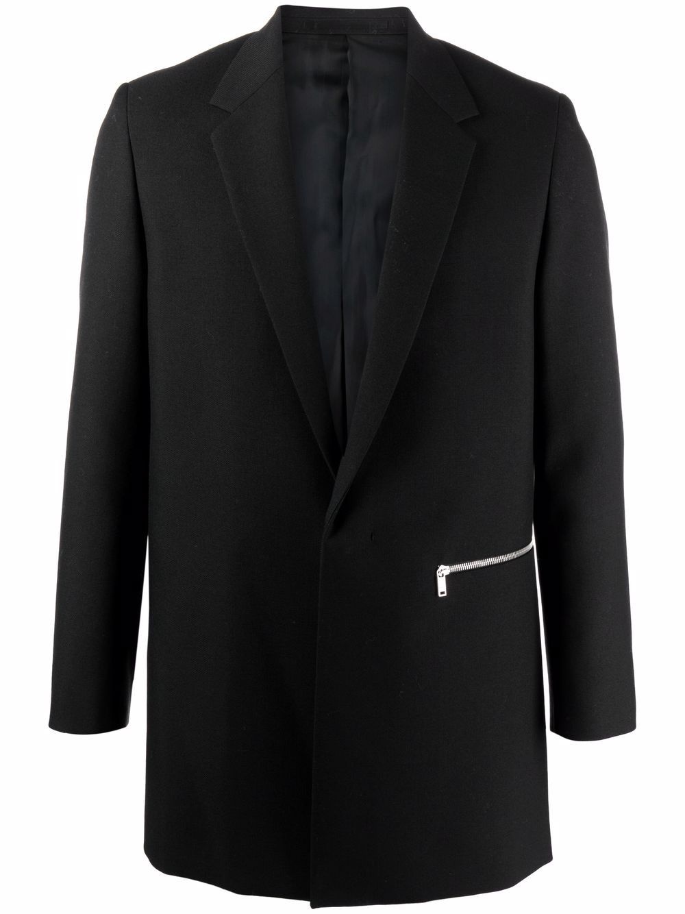 tailored single-breasted blazer - 1