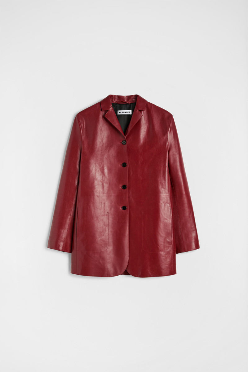 Leather Deconstructed Jacket 1