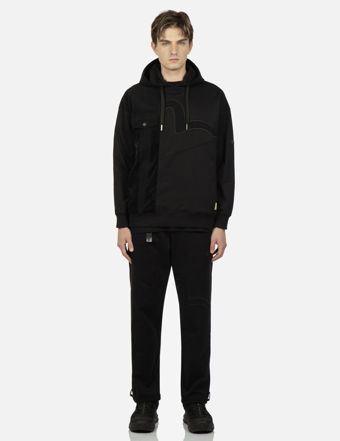 SEAGULL APPLIQUÉ PATCHWORK SWEATPANTS - 5