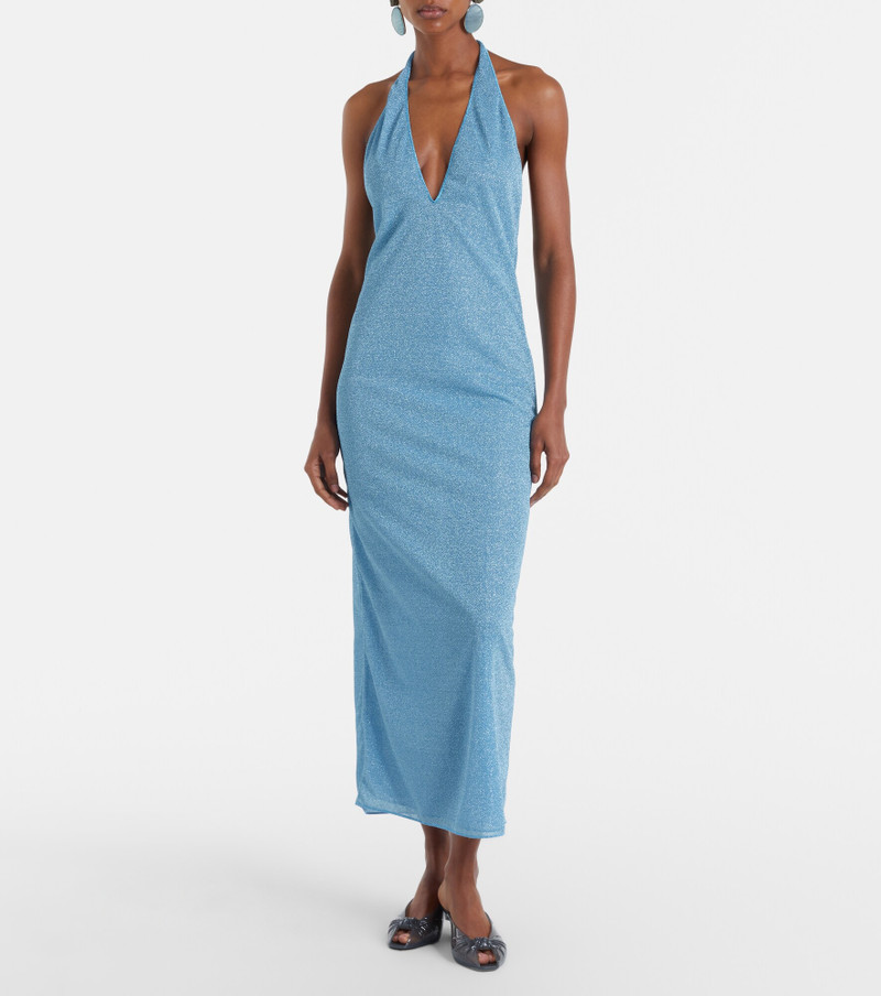 Oséree Lumière halterneck maxi dress outlook