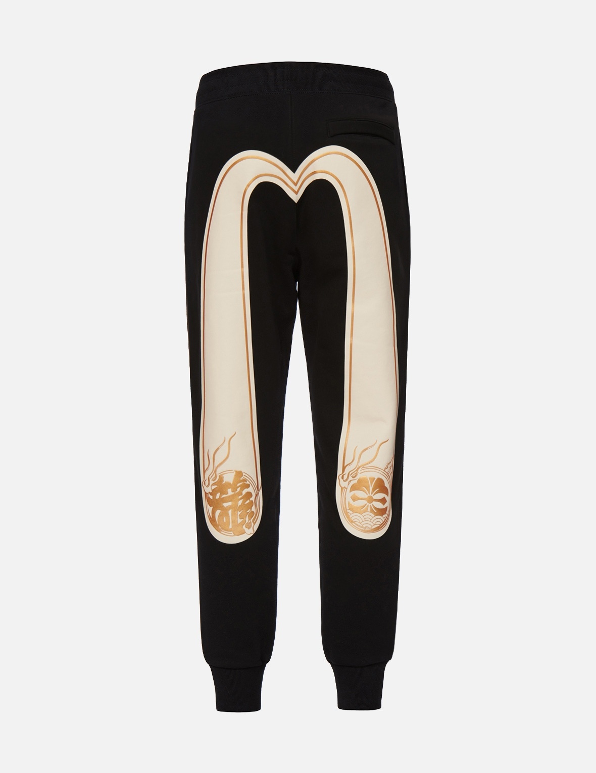 KANJI AND KAMON FOIL-PRINT DAICOCK SWEATPANTS - 2