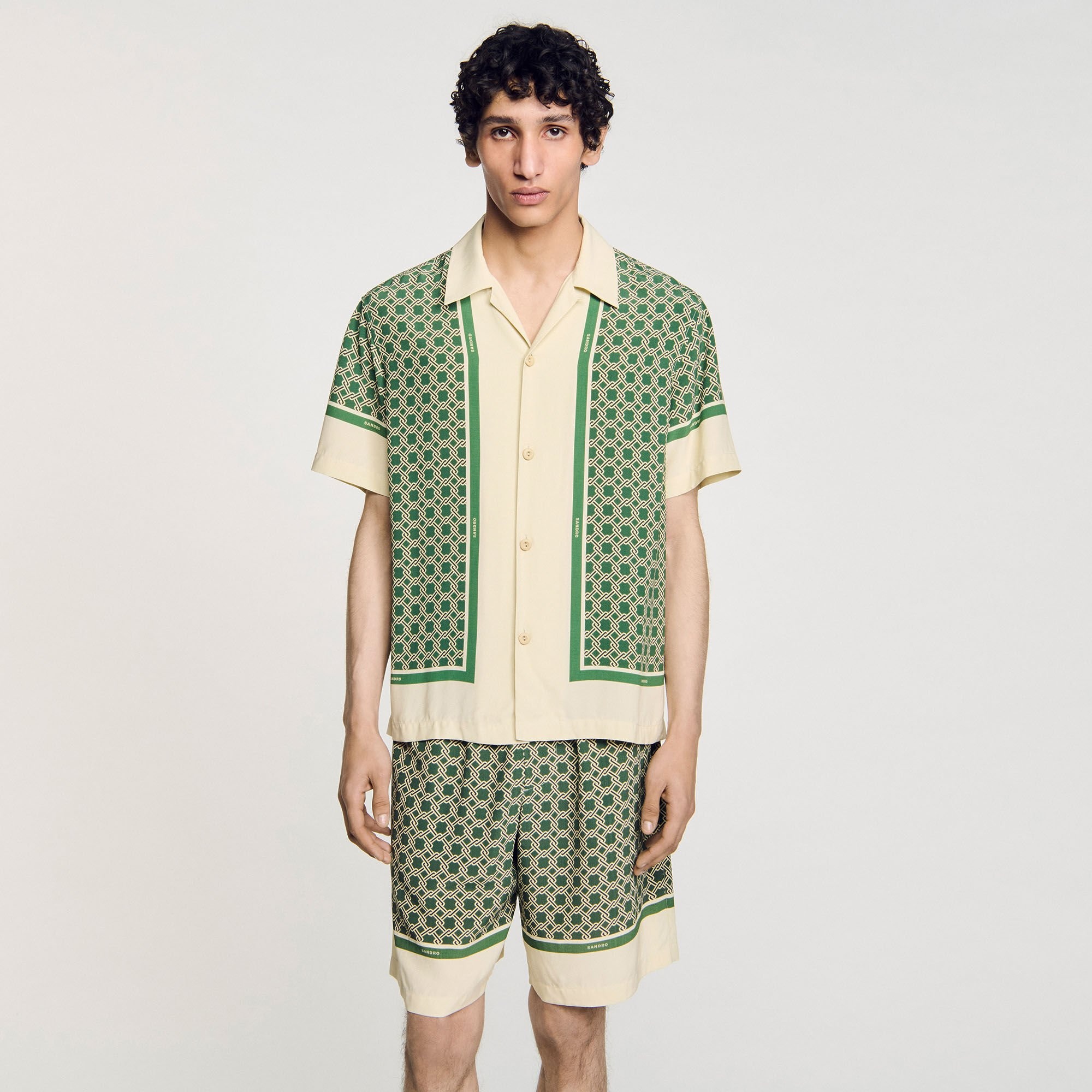SHORT-SLEEVED PATTERNED SHIRT - 4