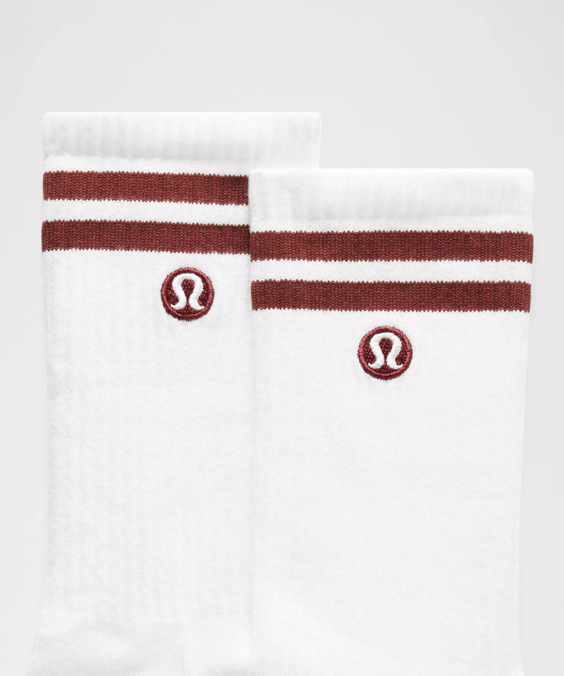 lululemon Unisex Daily Essential Crew Socks *Stripe outlook
