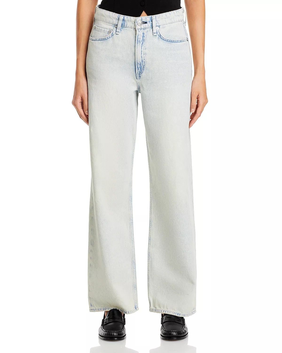 Logan Wide Leg Jeans in Icefall - 4
