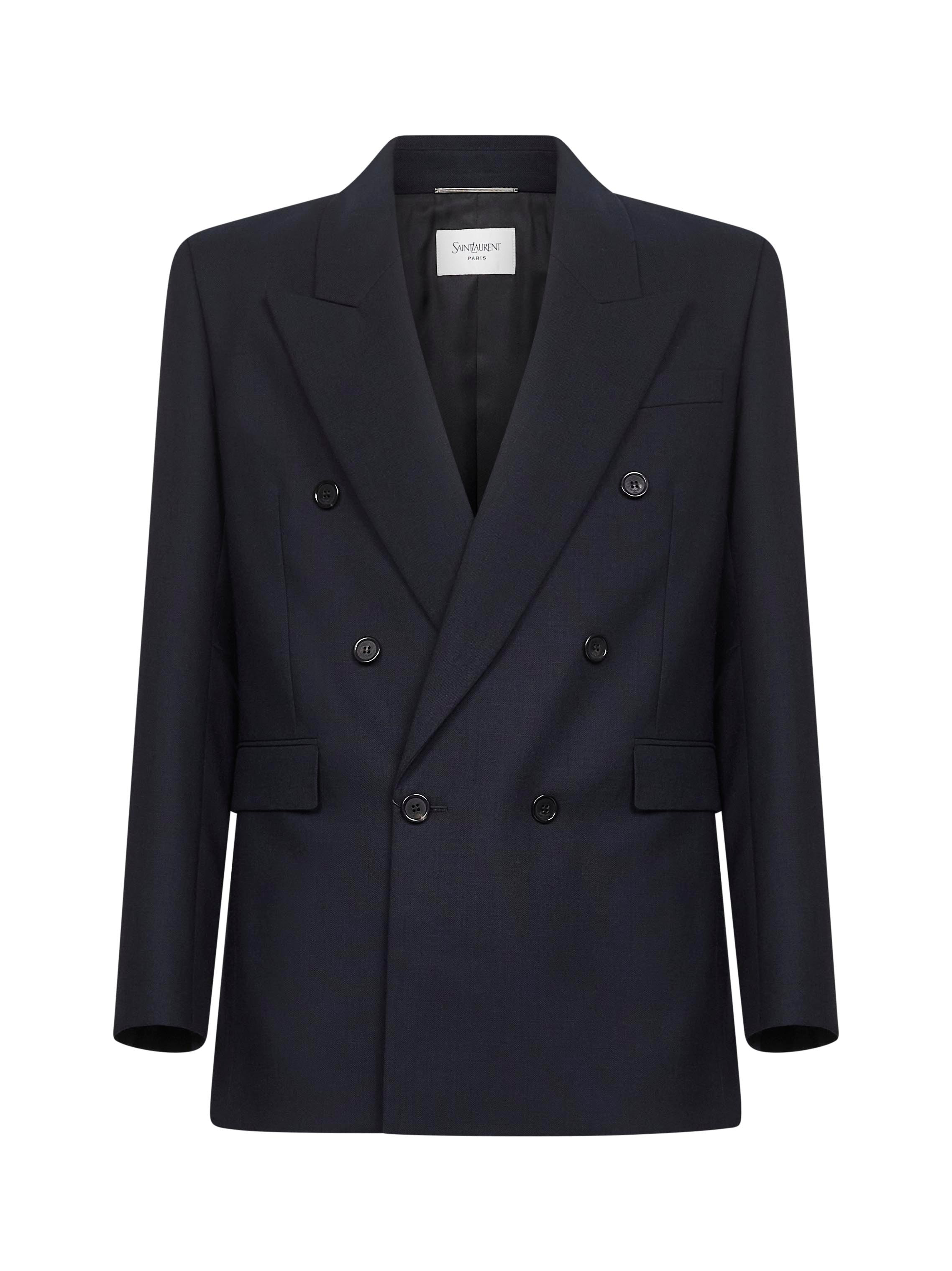 Saint Laurent Men Saint Laurent Wool Jacket - 1
