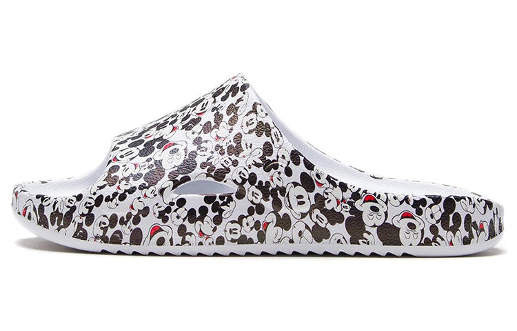 (WMNS) Disney x Li-Ning Casual Fashion Mickey Slippers 'Standard White Black' AGAS010-1 - 2