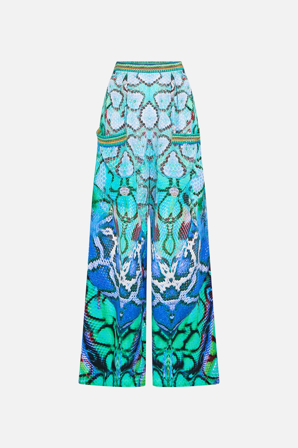 WIDE LEG TROUSER WITH FRONT POCKETS - 1