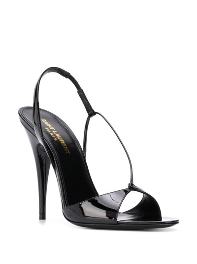 SAINT LAURENT 120mm patent sandals outlook