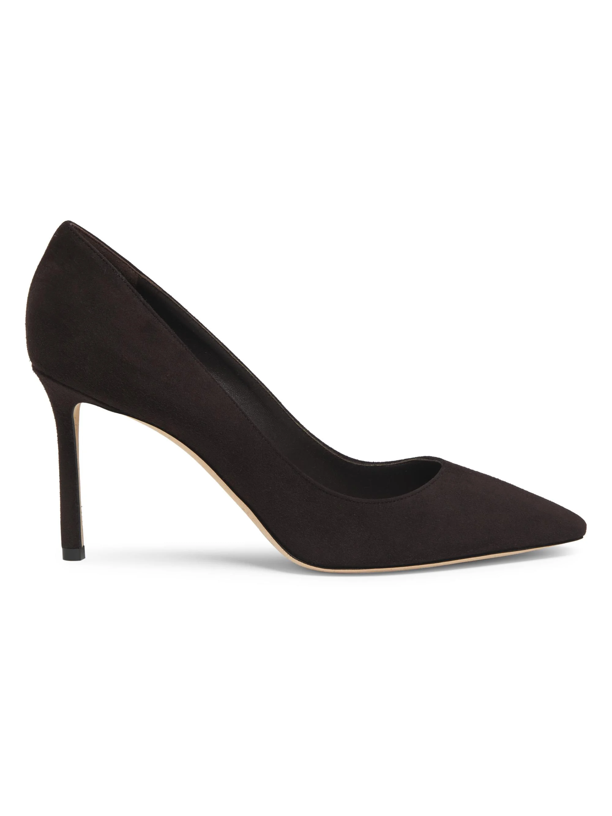 Women's Romy 85MM Suede Pumps - Coffee - 1