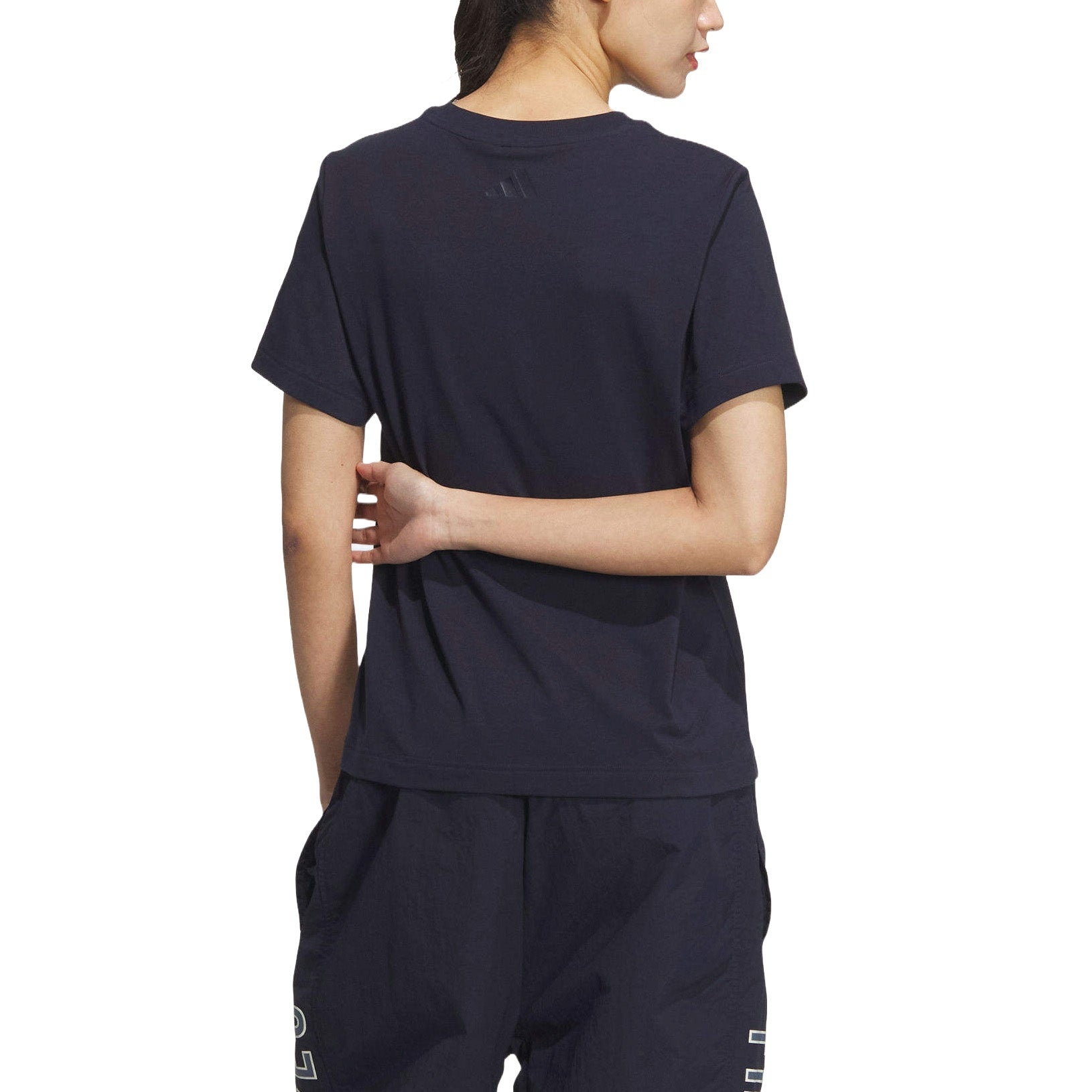 (WMNS) adidas Graphic T-Shirt 'Navy' JM4960 - 2