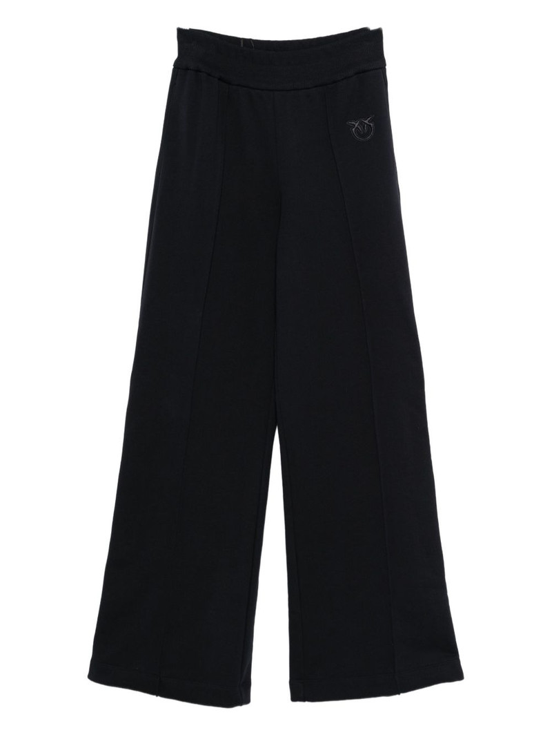 logo-embroidered track pants 1