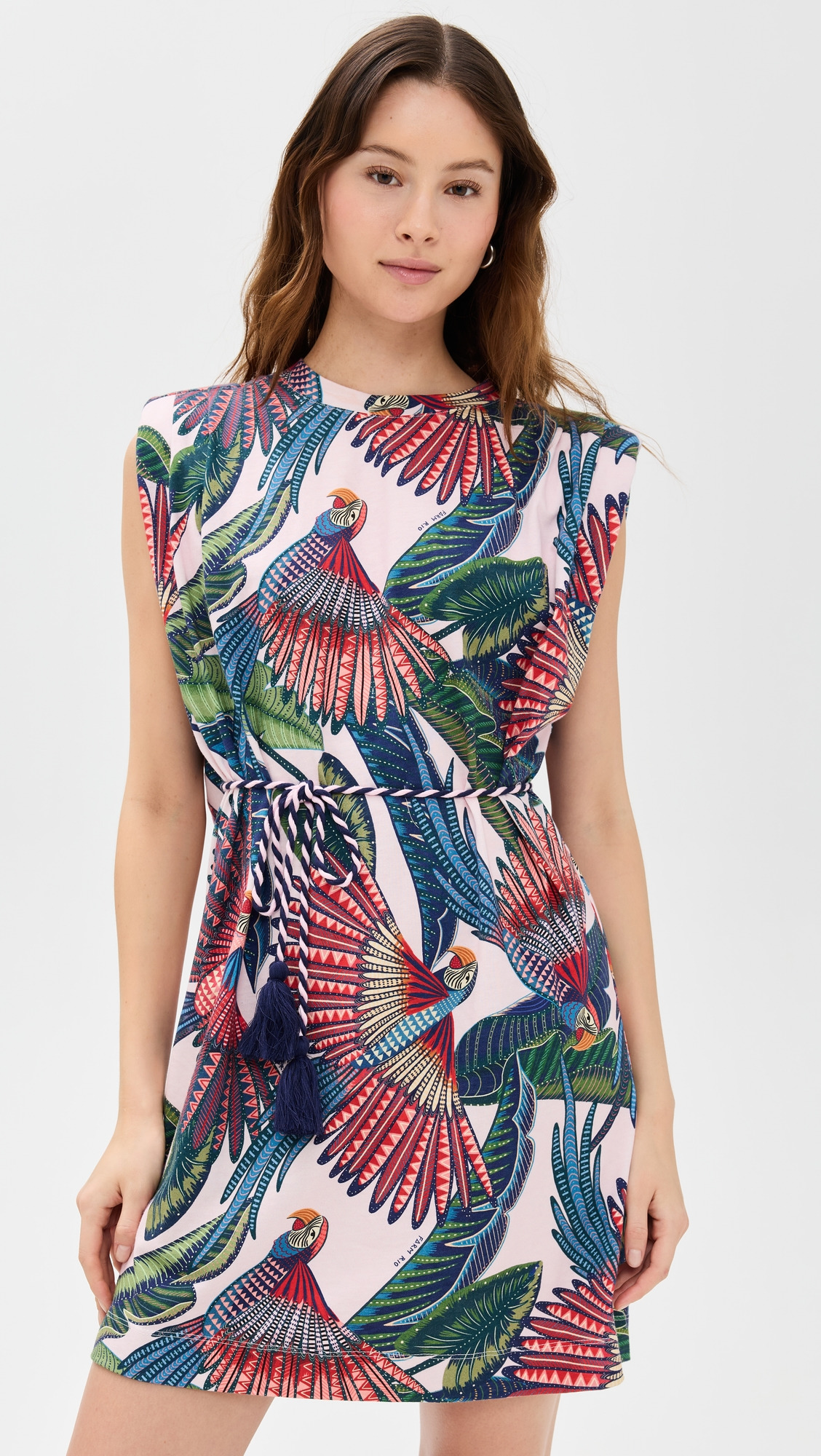 Macaw Flight Mini T-Shirt Dress - 6