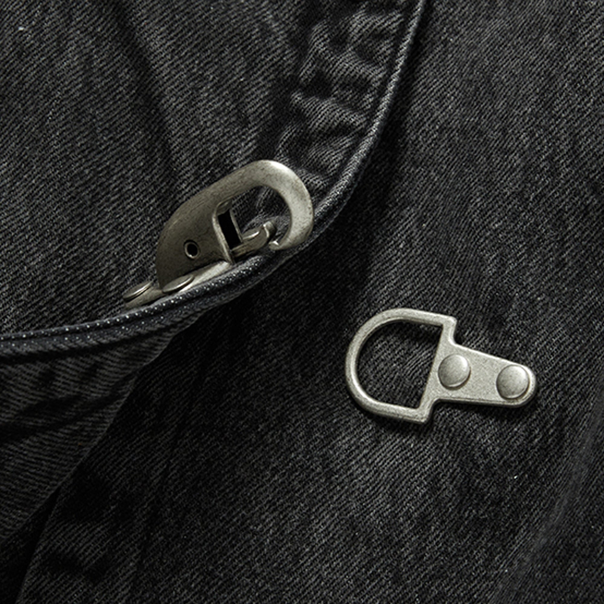 BIO SOLDIER DENIM TRENCH COAT - 5
