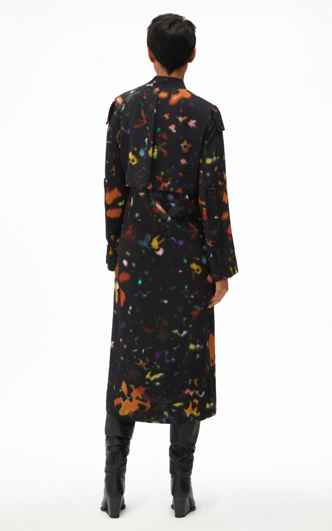 'Abstract Floral' tie dress - 3