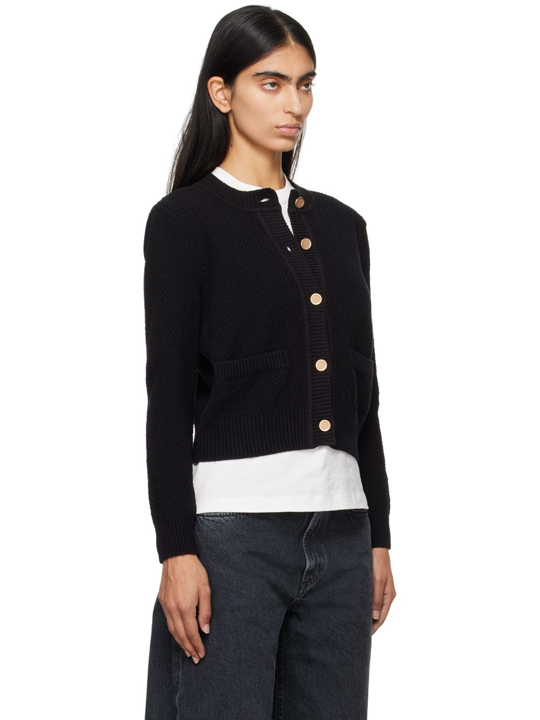 Black Compact Cardigan - 2