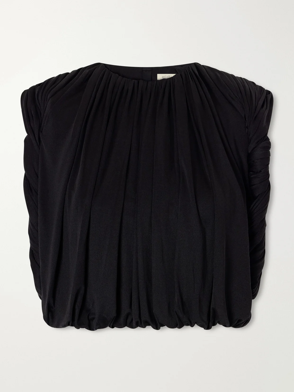 Effie Gathered Silk-jersey Tank - 1