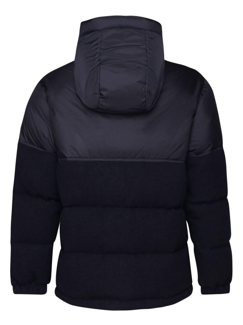 logo-patch hooded jacket - 2
