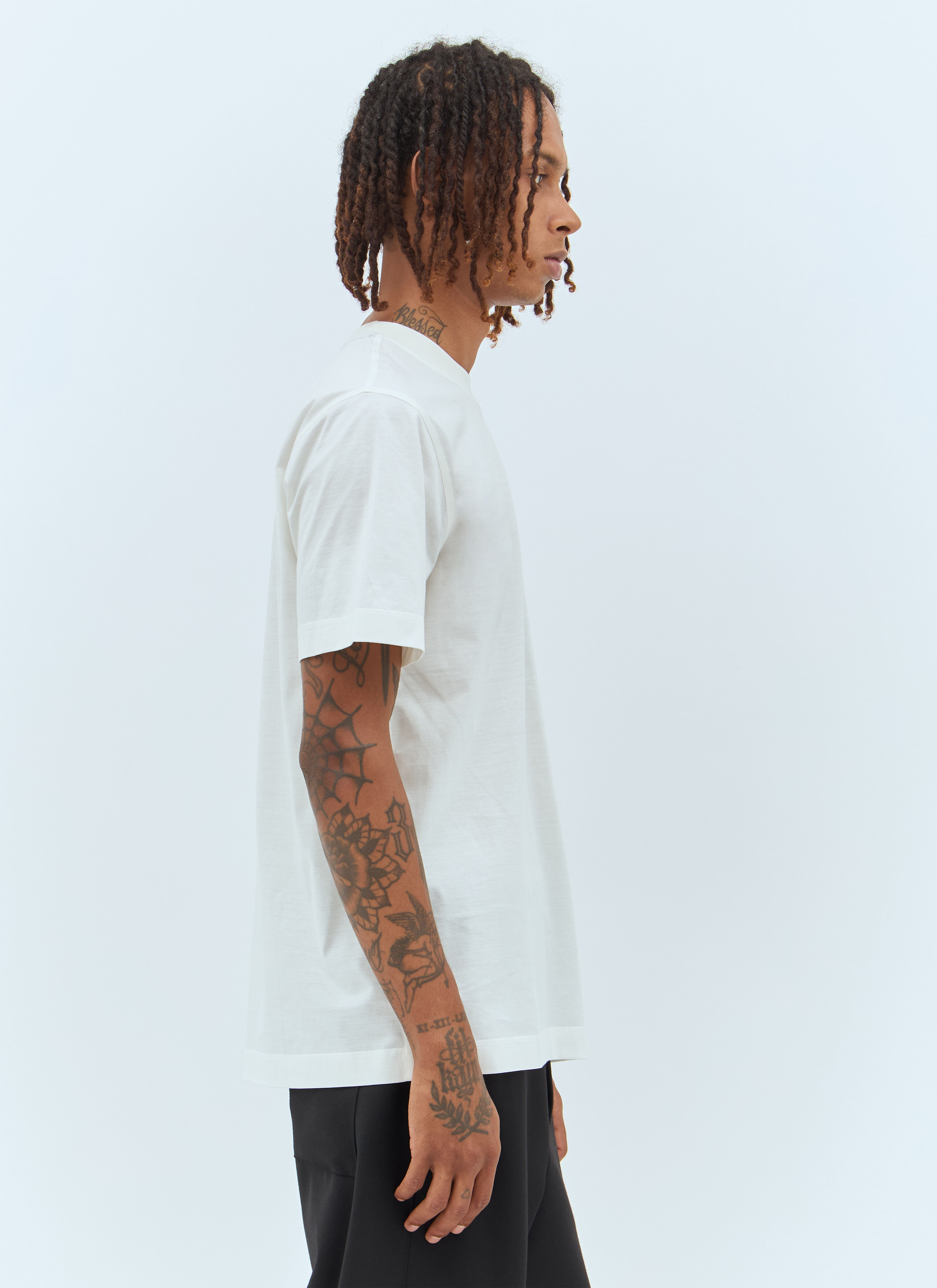 Logo Embroidery T-Shirt - 3