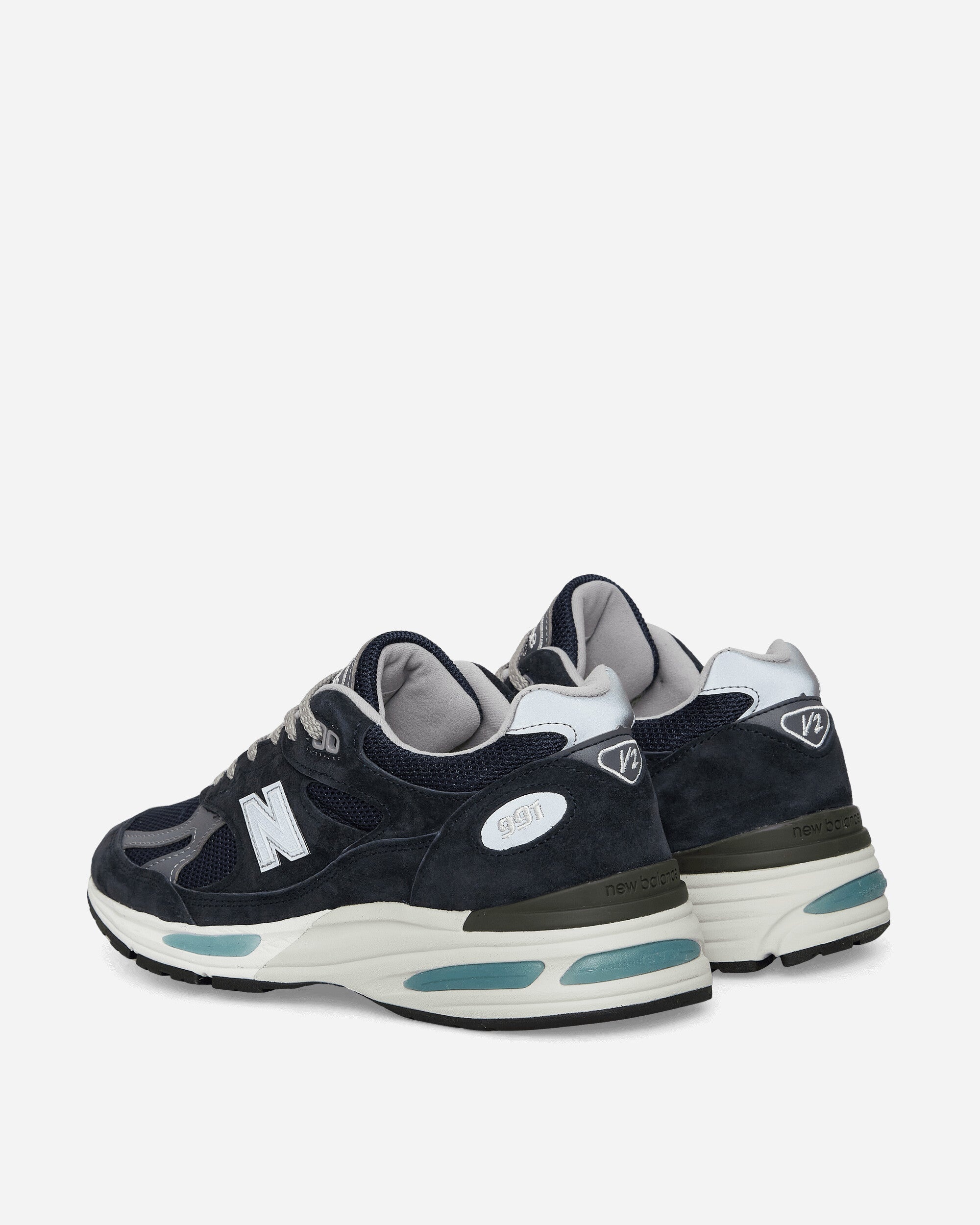 Made in UK 991v2 Sneakers Dark Navy / Smoked Pearl / Silver - 4