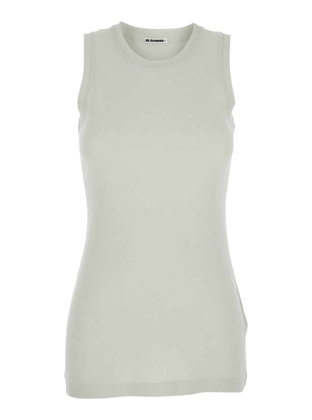Jil Sander Women Multicolor Crewneck Top With Three-Layer Design And Side Logo In Cotton Woman - 6