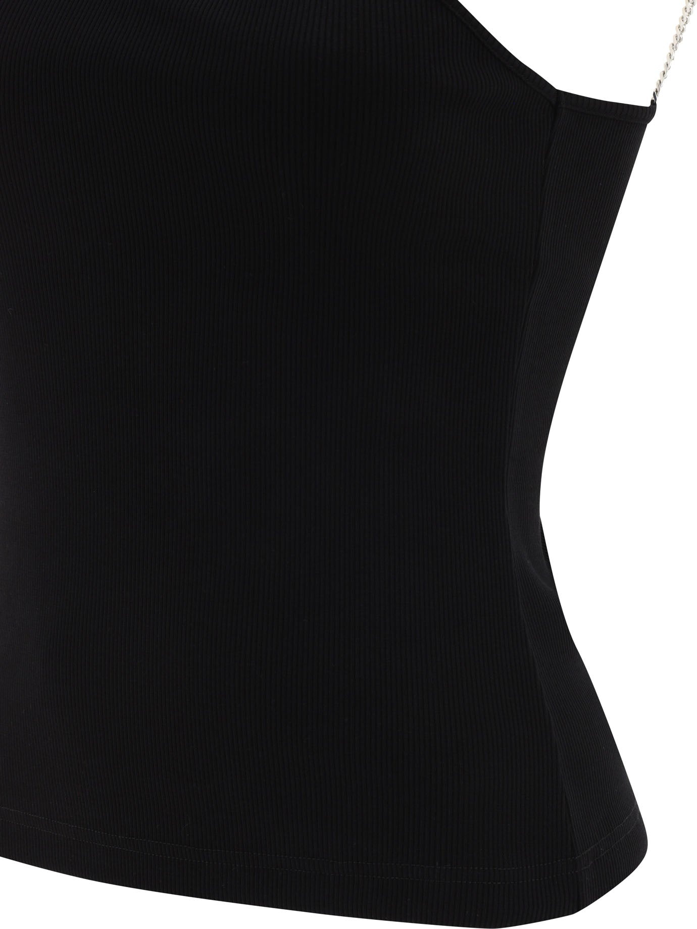 Givenchy Givenchy Asymmetric Top In Cotton With Chain Detail