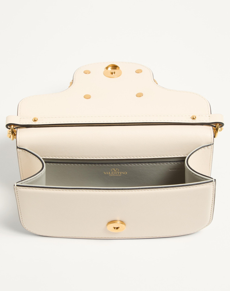 Valentino VALENTINO GARAVANI LOCÒ SMALL SHOULDER BAG IN CALFSKIN WITH JEWEL LOGO outlook
