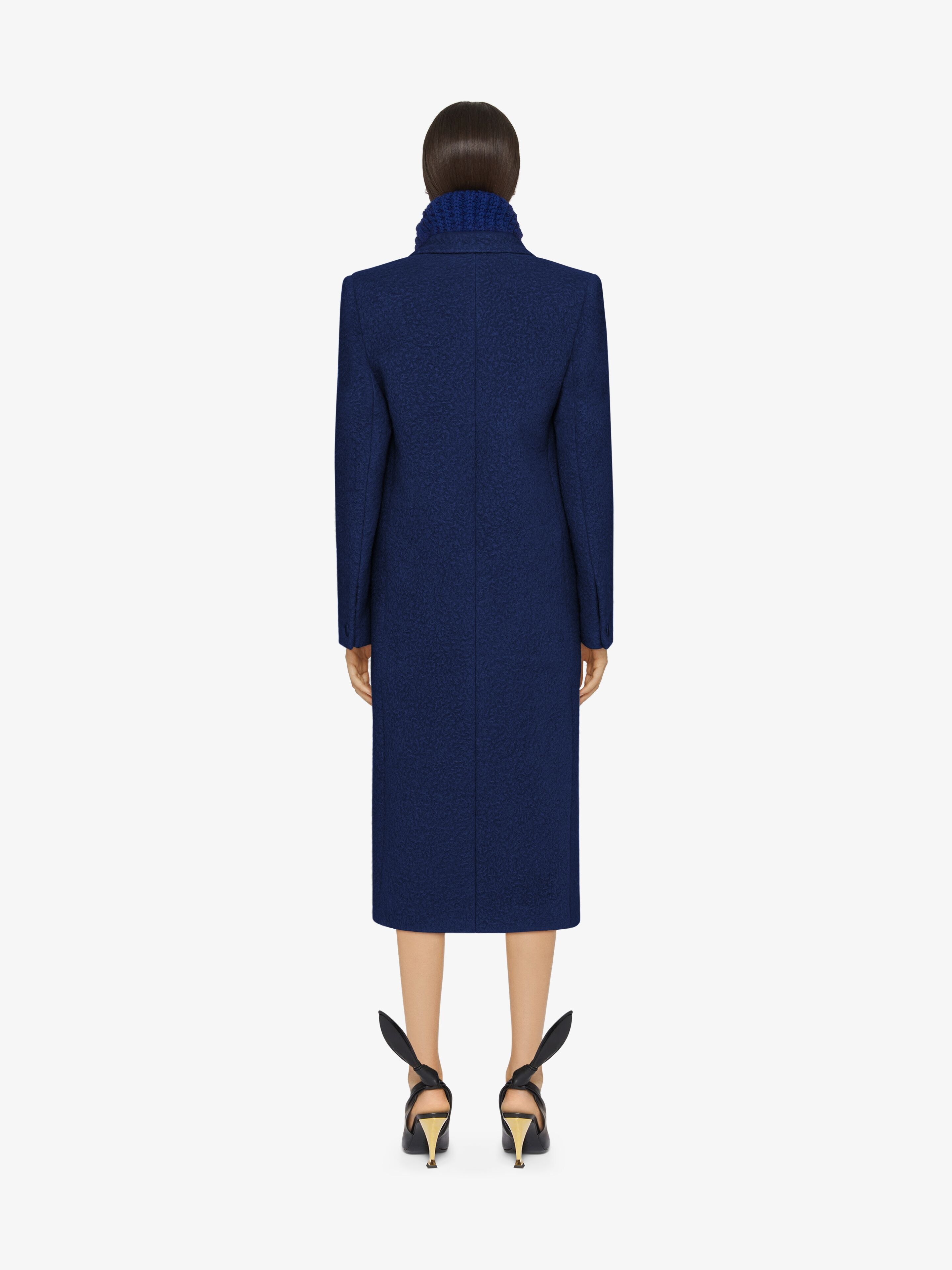 COAT IN ALPACA BOUCLETTE WOOL - 4