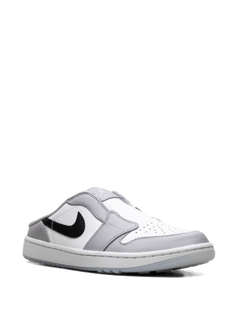 Jordan Air Jordan 1 Low Golf "Wolf Grey/Sail/Photon Dust/Black" slides outlook
