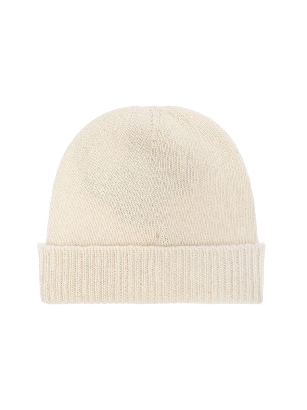 logo-embroidered cashmere beanie - 3