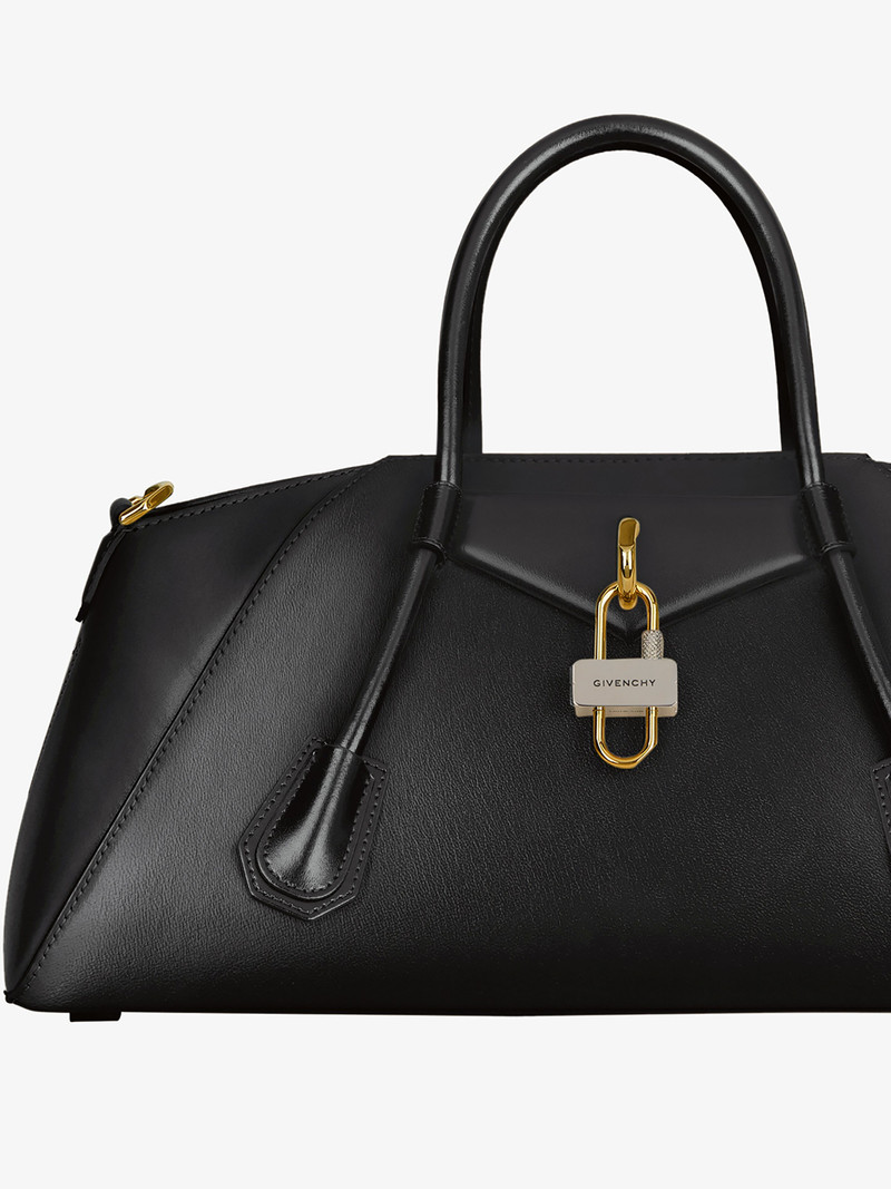 SMALL ANTIGONA STRETCH BAG IN BOX LEATHER 7