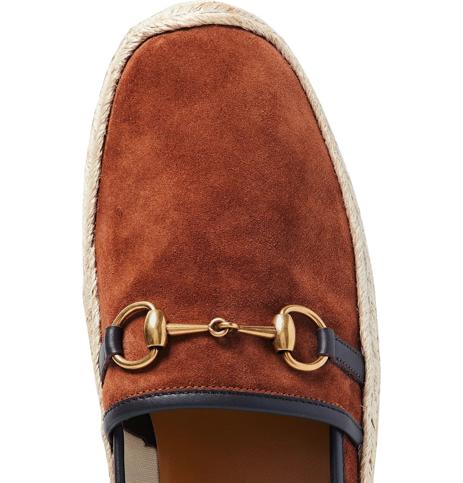 Matador Horsebit Leather-Trimmed Suede Espadrilles - 7