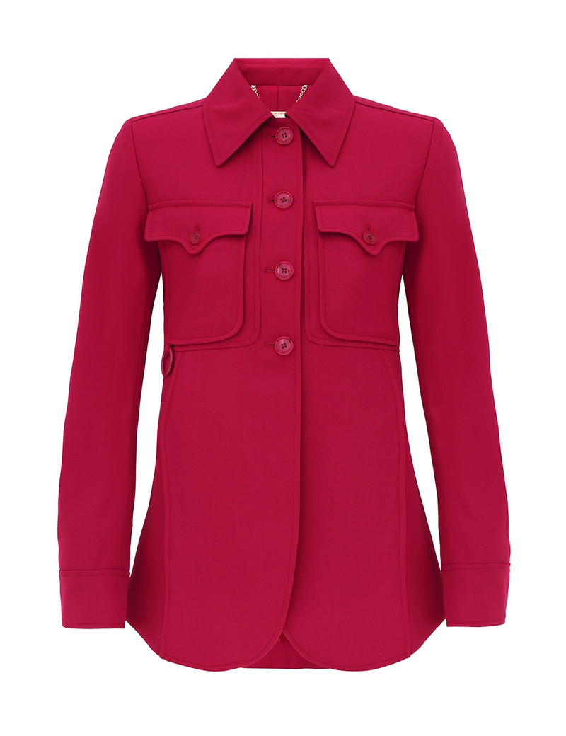 LUNA WOOL POCKET BLAZER 1
