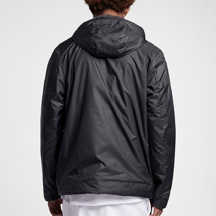 Nike Casual Sports Stay Warm hooded padded Jacket Black AJ7957-010 - 4