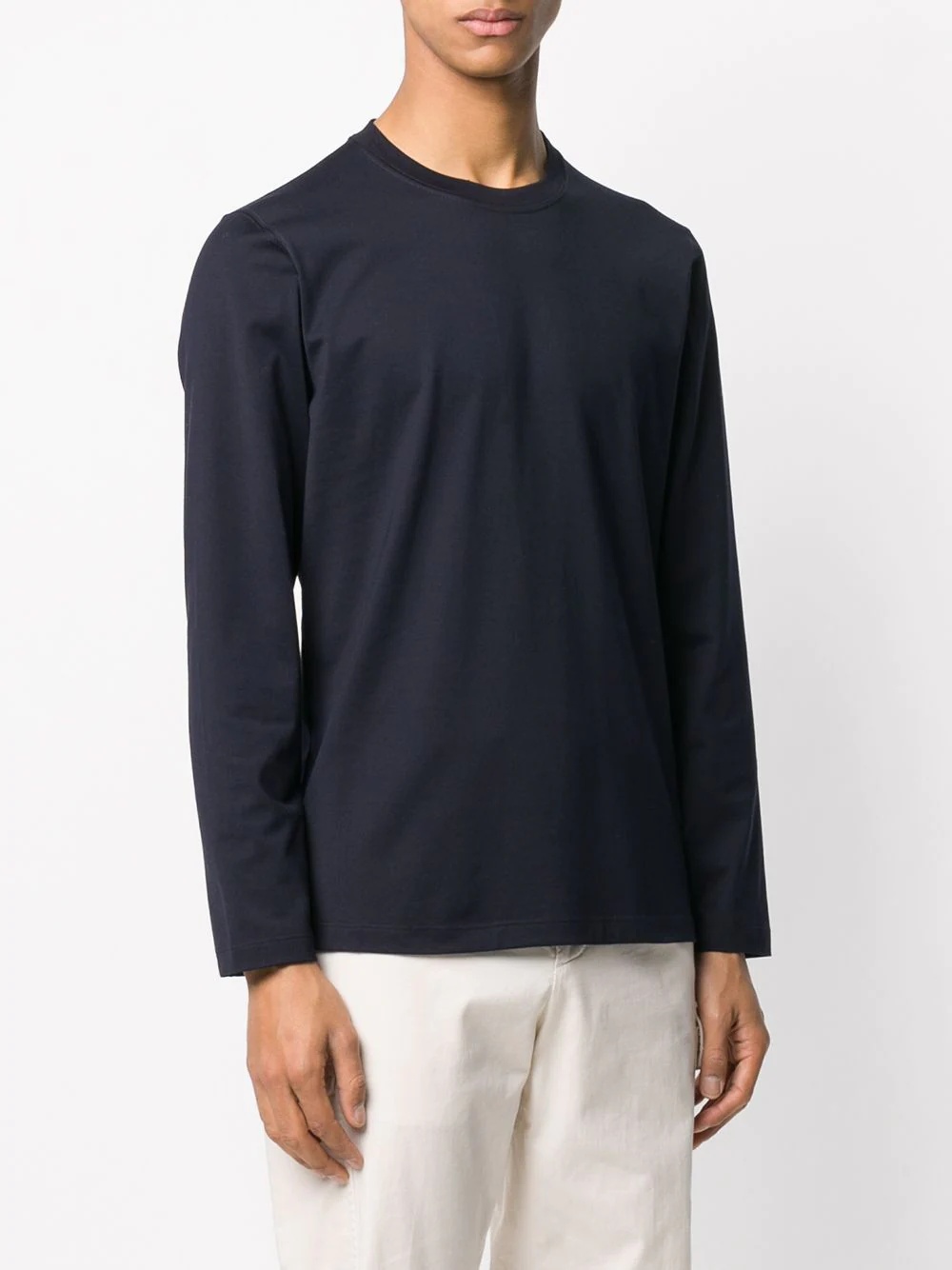 plain longsleeved T-shirt - 3