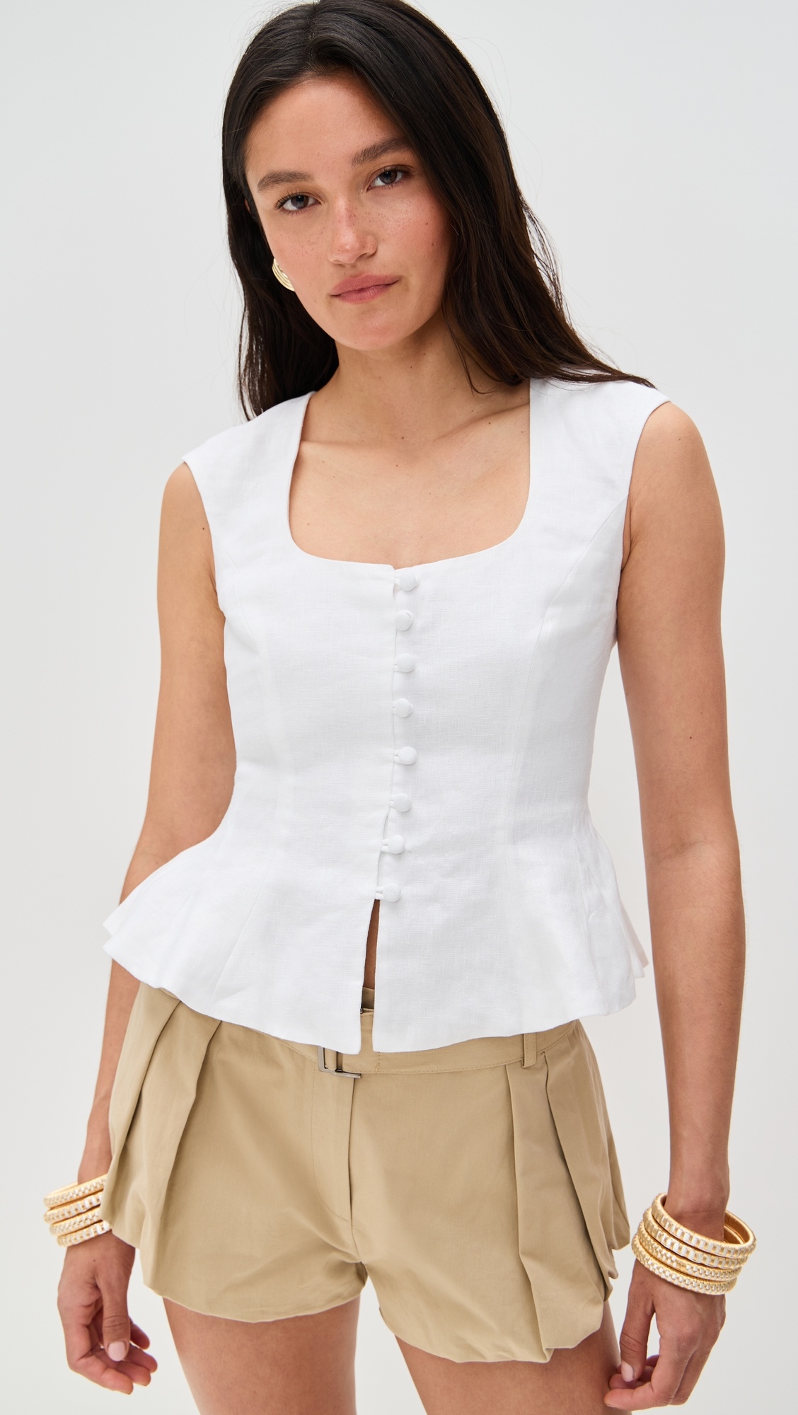 Paolina Linen Top - 6
