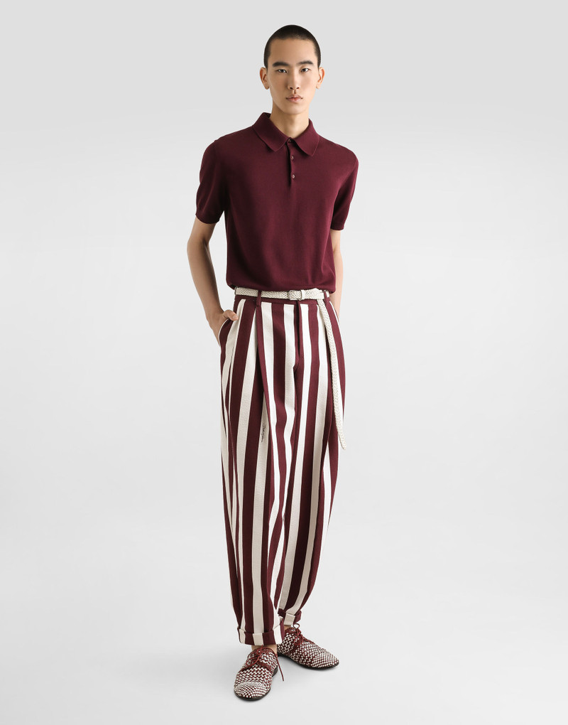 Dolce & Gabbana Short-sleeved cotton polo-shirt outlook