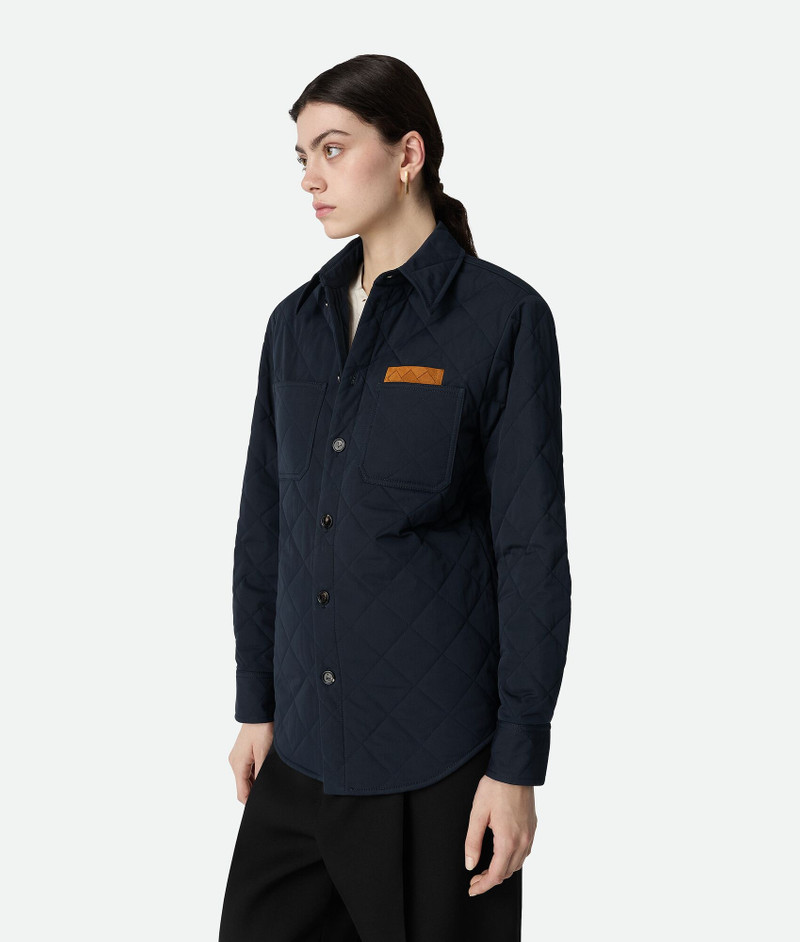 Bottega Veneta Quilted Cotton Overshirt outlook