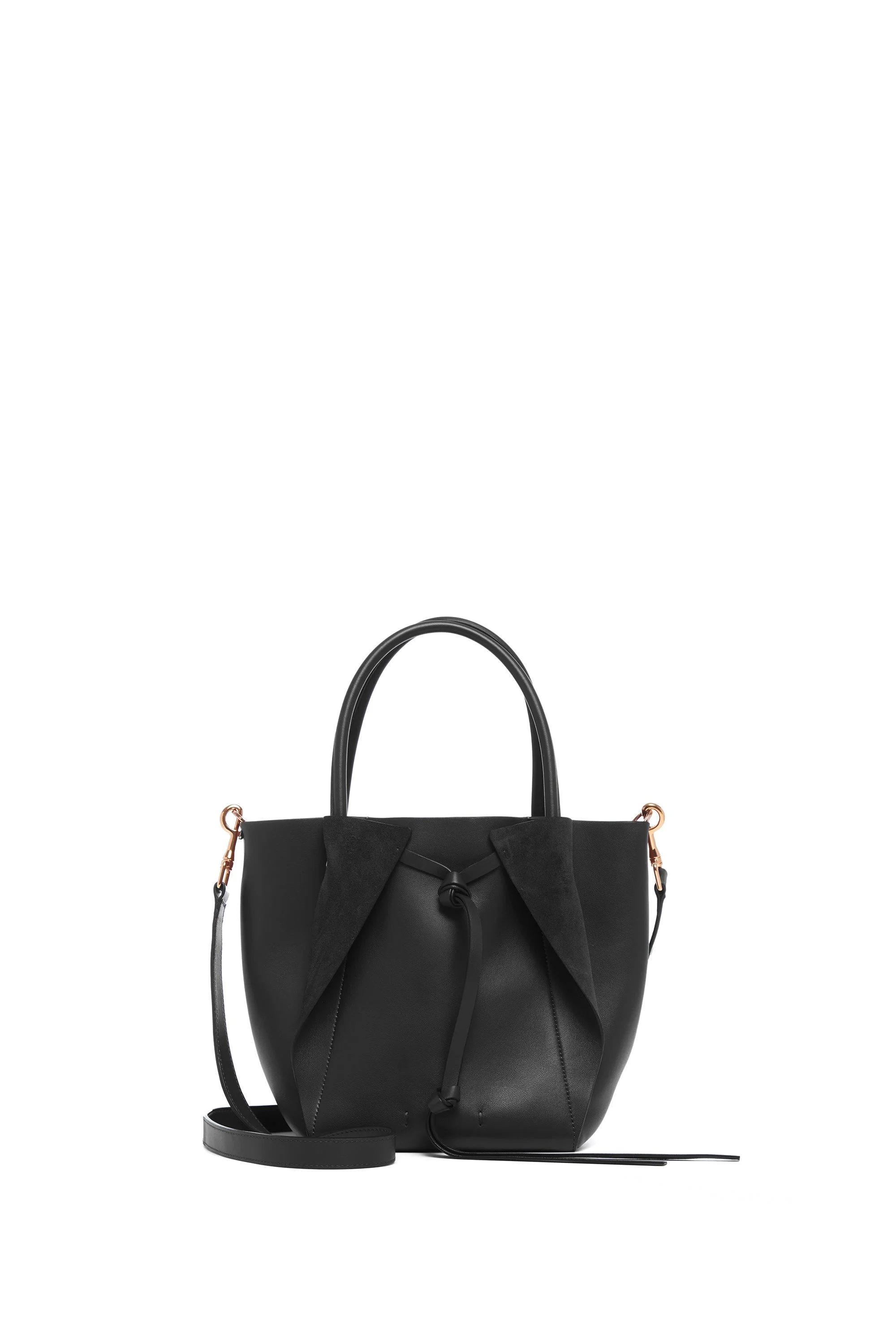 Small Marija Tote Bag in Black Nappa Leather - 1