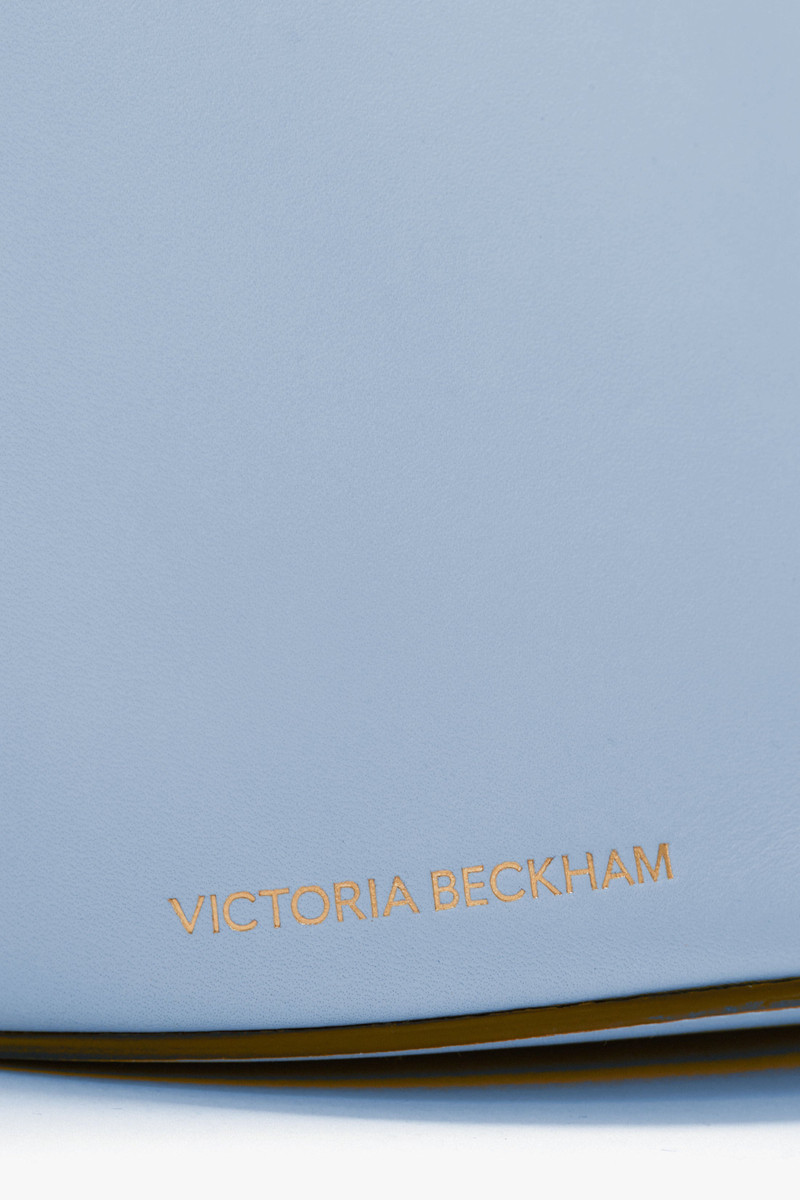 Mini Bucket Bag In Powder Blue Leather 2