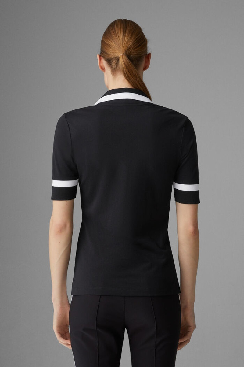 Elonie Functional polo shirt in Black 3