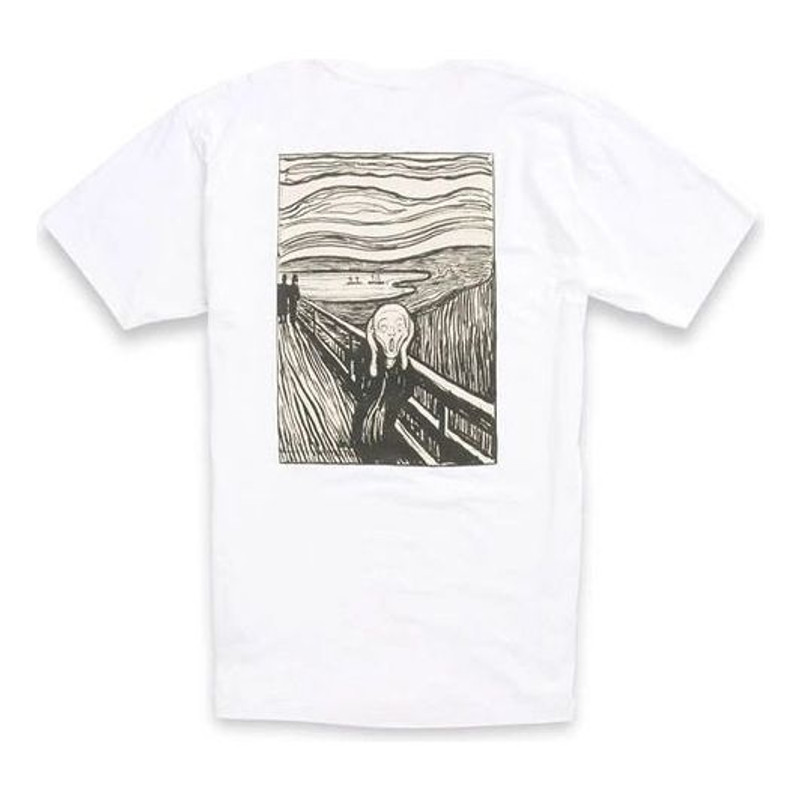 Vans Vans x MoMA Munch T-shirt 'White' VN0A4RP61UB outlook