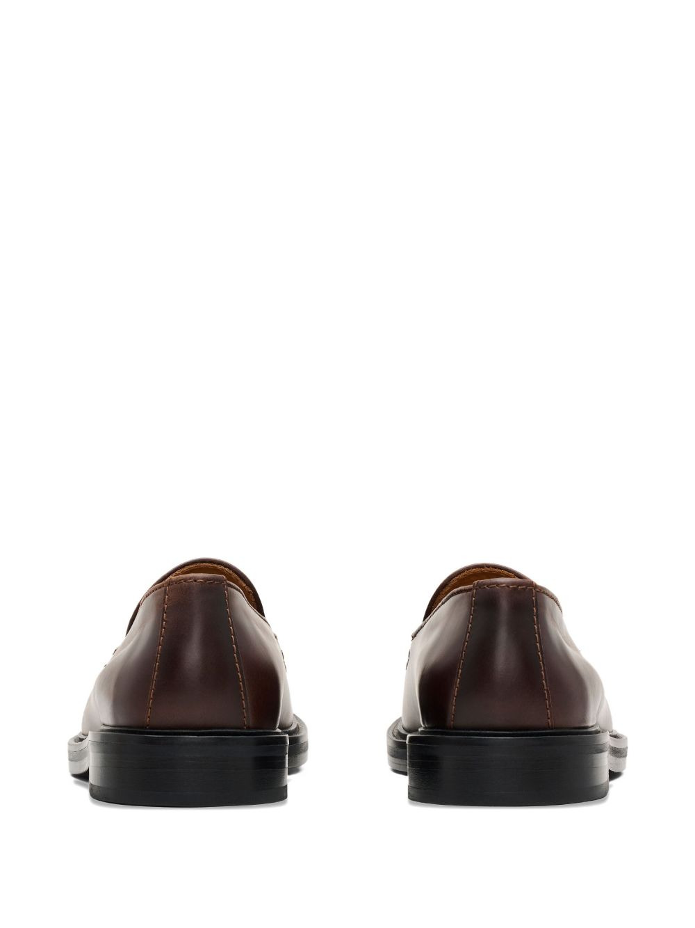 leather penny-strap loafers - 3