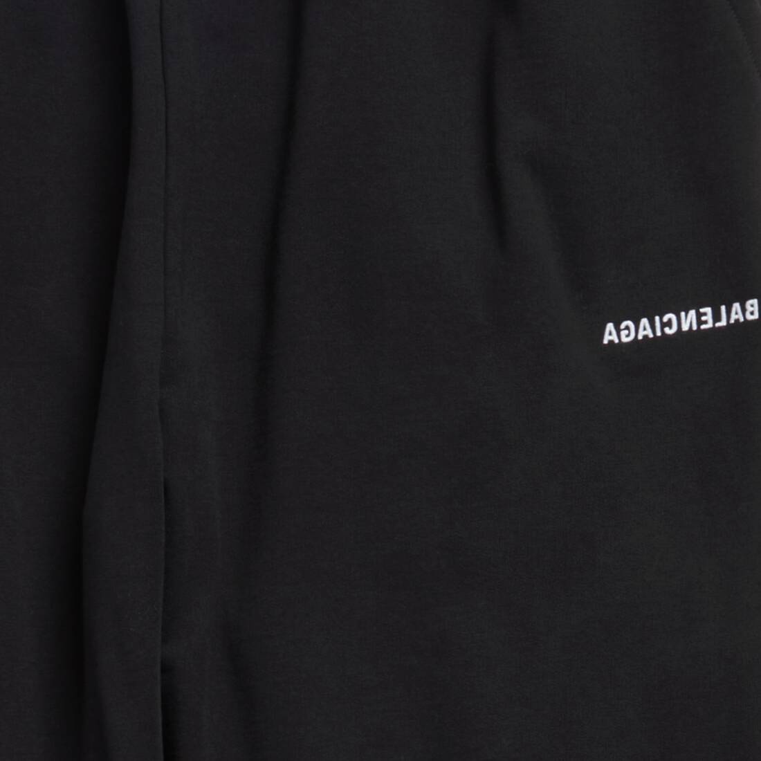 Mirror Balenciaga Cropped Sweatpants in Black - 7
