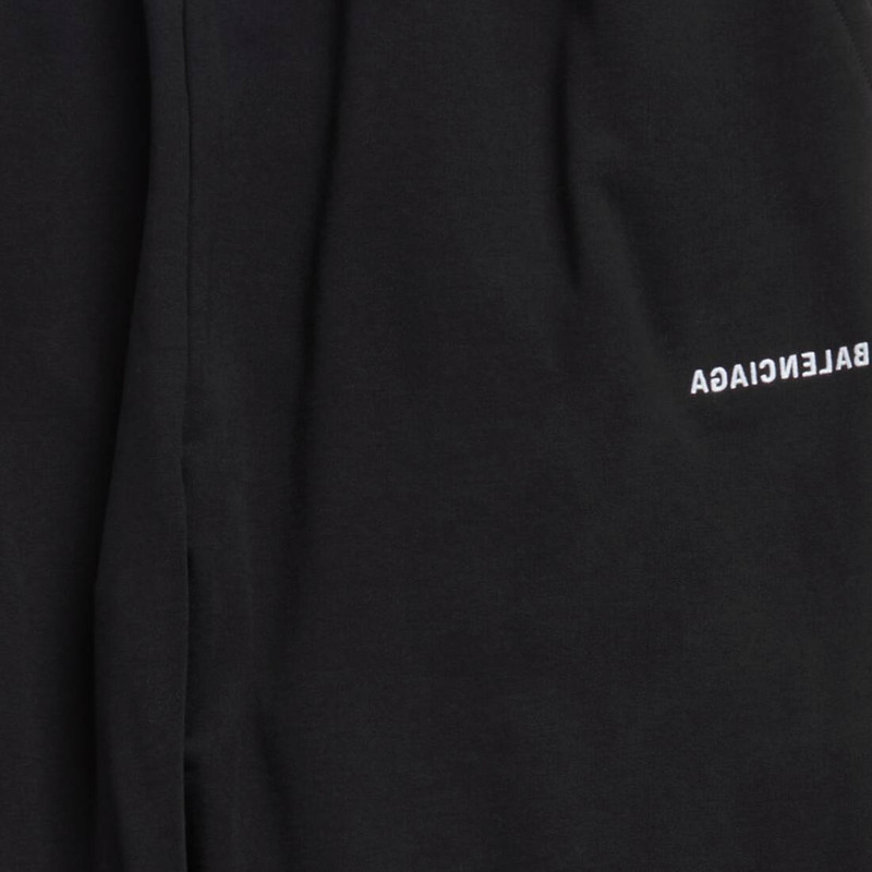 Mirror Balenciaga Cropped Sweatpants in Black 7